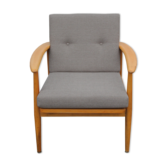 Fauteuil des années 60 en gris