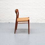 Niels Möller Model 75 Paper Cord Dining Chairs