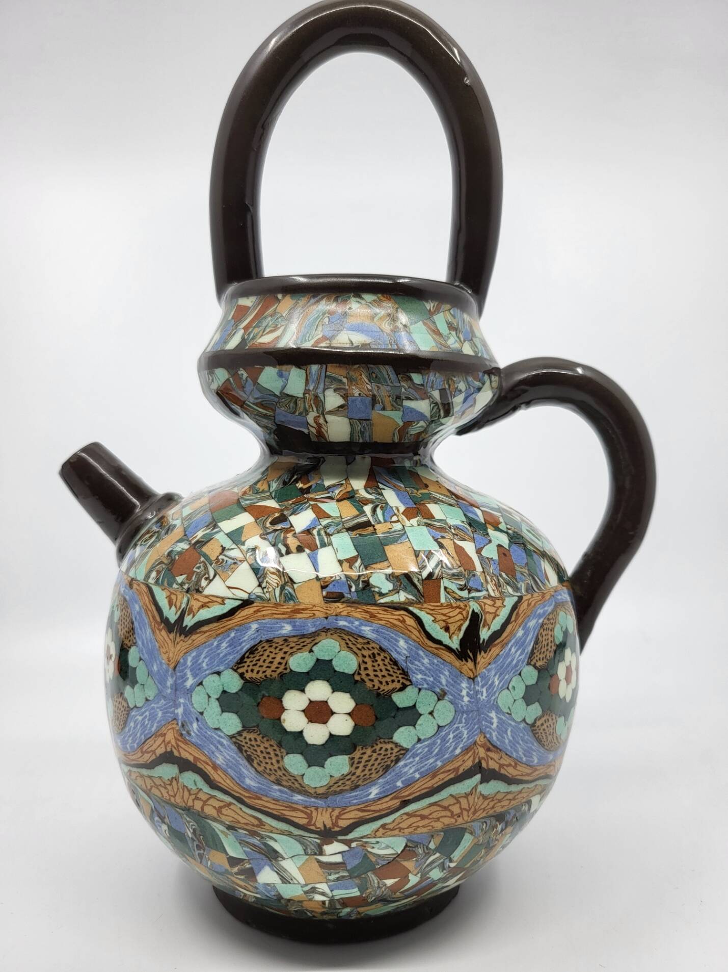 Chevrette Jean Gerbino ceramic, France Côte-d'Azur 1950