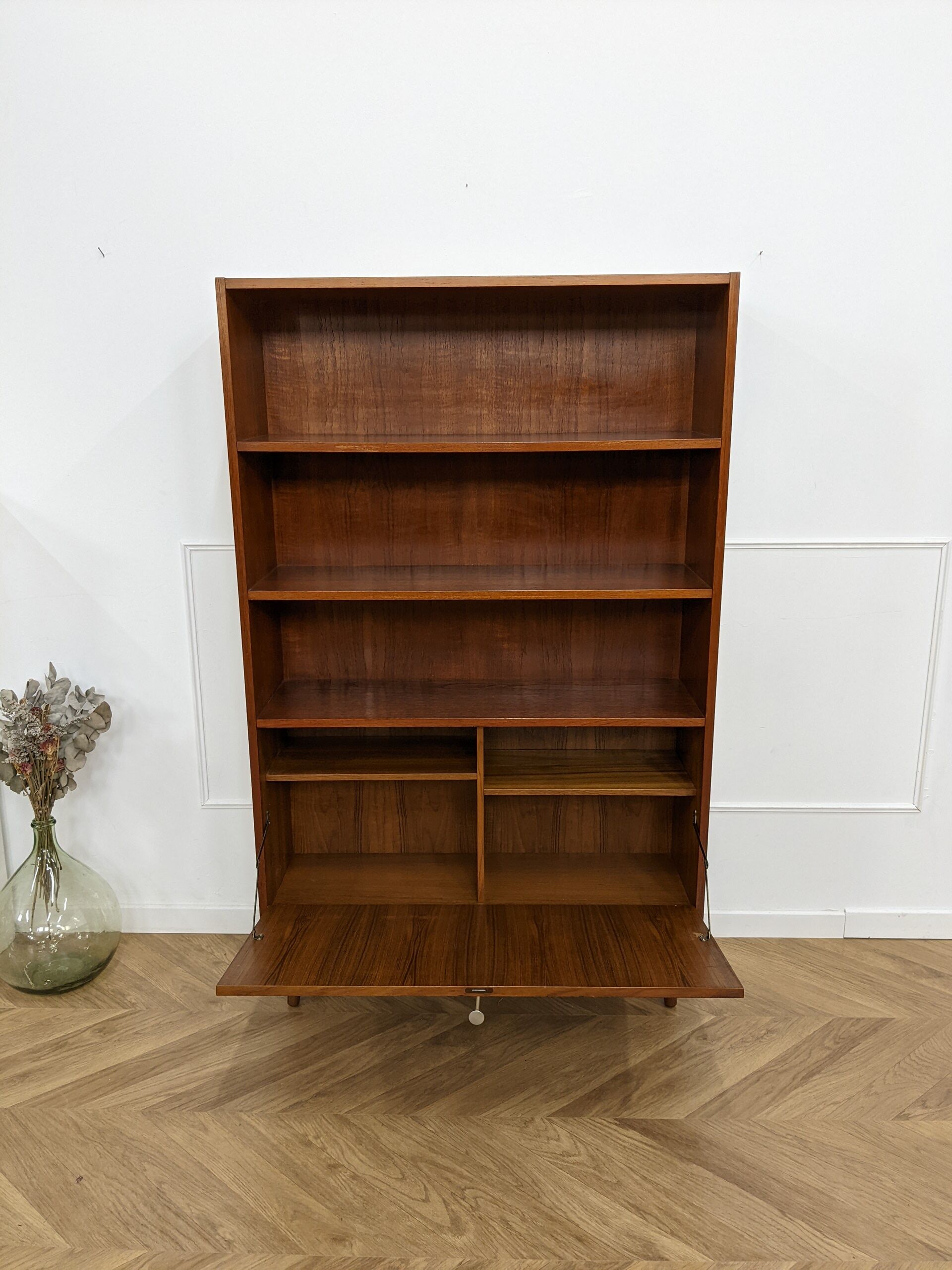 Scandinavian teak bookcase