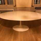 White marble table