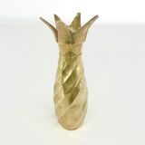 Candle holder in brass mid-century