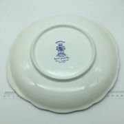 Large blue fire plate 28 cm, Lunéville tradition