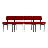Set of 4 Pali dining chairs by Louis van Teeffelen, 1960s