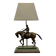 Classic English Bronze Horseman Table Lamp
