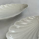 Set of 2 small Pillivuyt porcelain dishes – C-shaped bowls