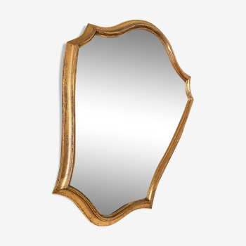 Miroir doré vintage 42 x 30