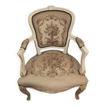 Louis XV convertible armchair