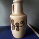 Vintage Germany ceramic vase with a floral pattern