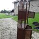 Rattan shelf