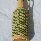 Scoubidou bottle, vintage