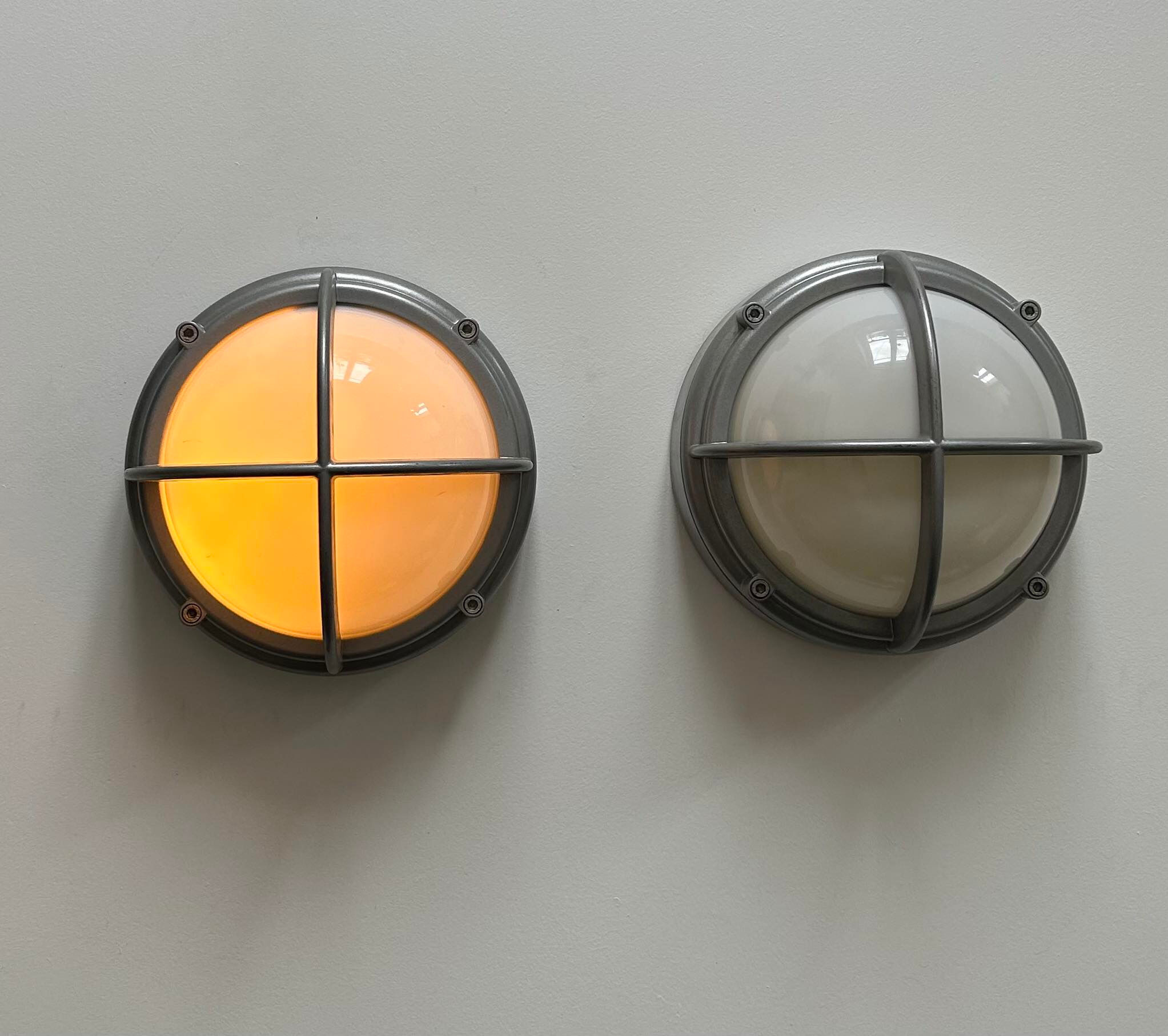 Pair of vintage SYOT, Louis Poulsen, aluminum