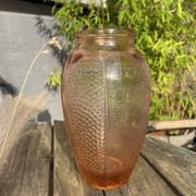 Art Deco pink vase