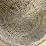 Side table with wicker basket, 1960s