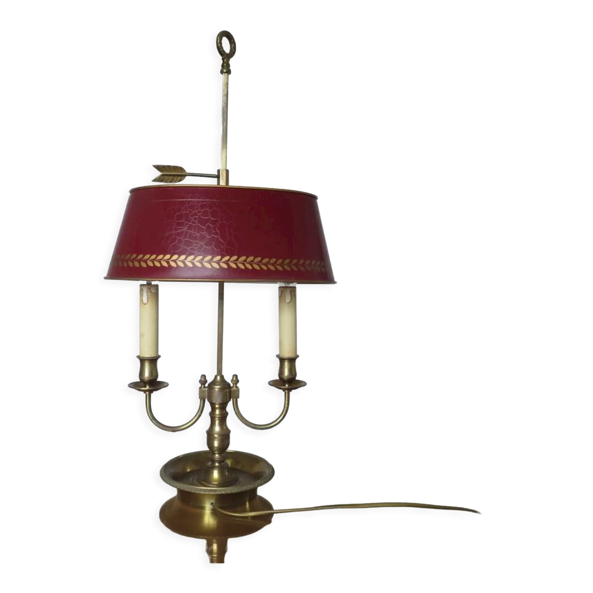 Lampe bouillotte style empire edition Lucien Gau