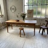 Farm table pine and walnut 2m