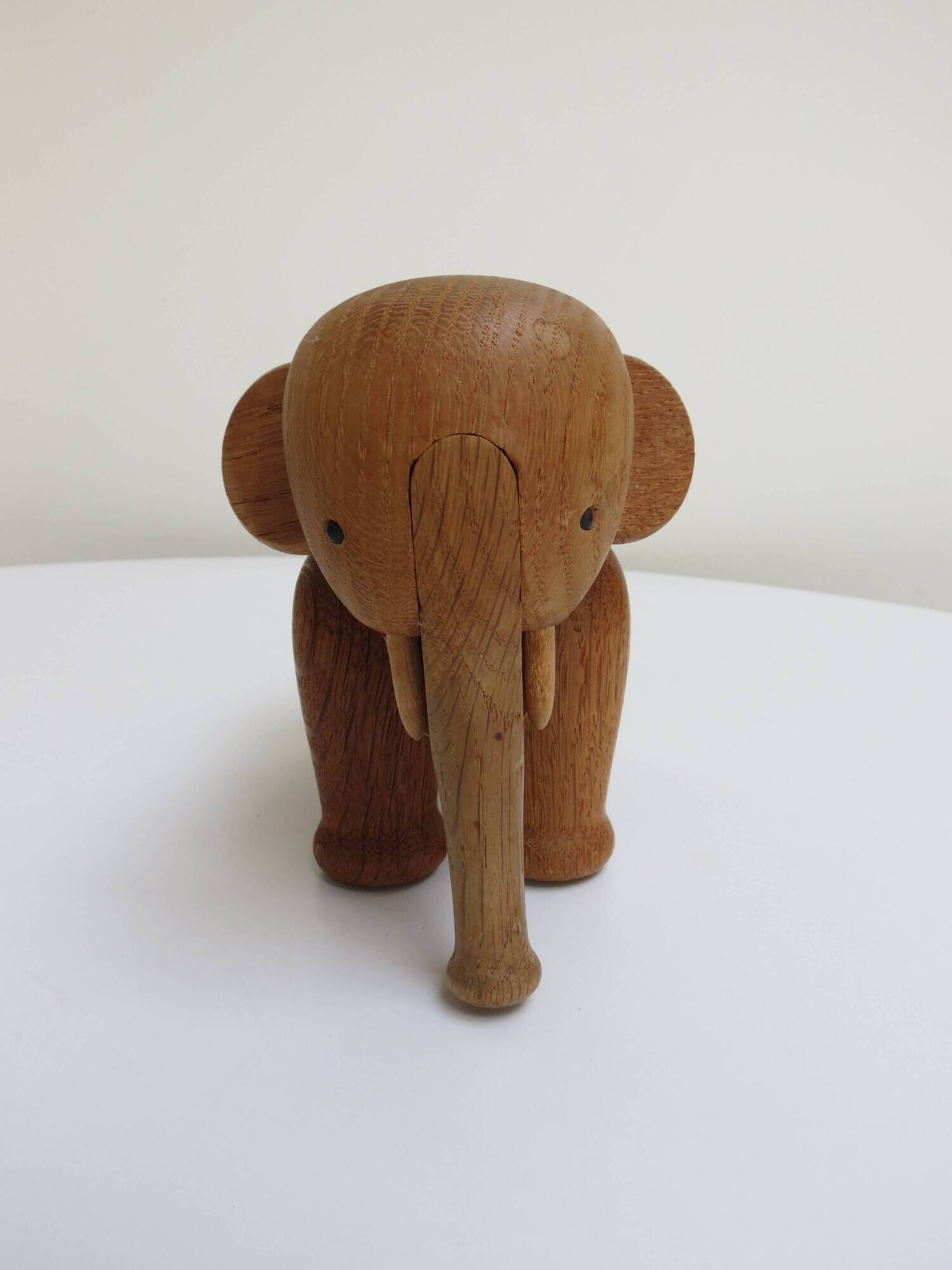 Set of 3 1960s Kay Bojesen Vintage Wooden Toy Monkey Elephant Bear Danish