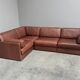 Canapé modulaire en cuir marron par De Sede ; DS76, années 1970 (d'angle)