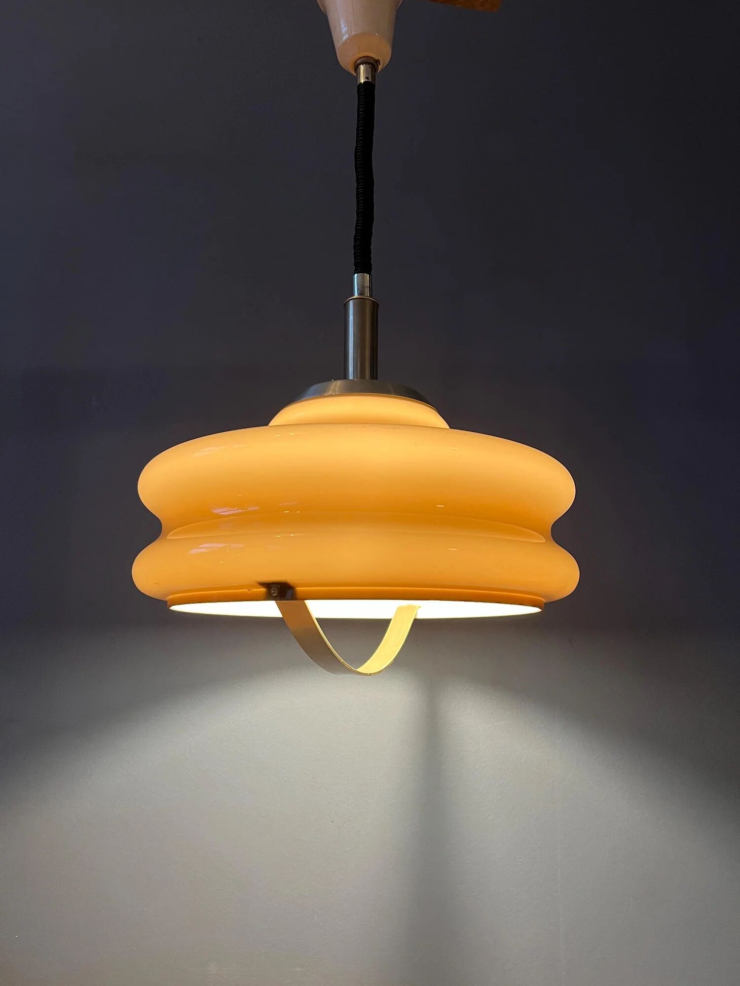 Acrylic vintage Herda space age pendant lamp