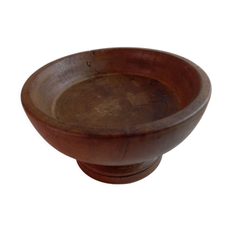 Cup on foot in Tunisian olive wood