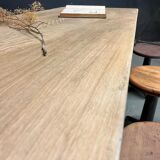 Old monastery table in solid oak