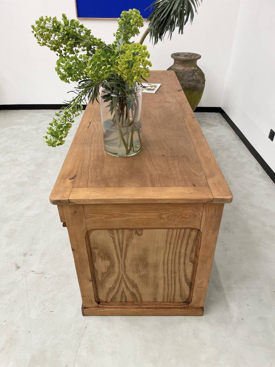 2m central island pine counter