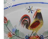 Oval dish and earthenware