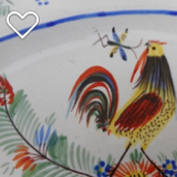 Oval dish and earthenware