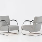 Set of 2 cantilever armchairs from Mucke & Melder, 30's