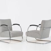 Set of 2 cantilever armchairs from Mucke & Melder, 30's