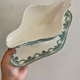 Vintage saucière in iron earth, au chatelet de longwy