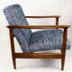 Fauteuil bleu par Edmund Homa, années 1970