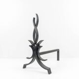 Raymond Subes (attr. to) - Pair of andirons