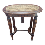Old Louis XVI style piano stool, canned