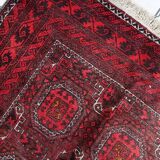 Tapis Baluch afghan ancien fait main, 105 cm x 212 cm (3,4 pi x 6,9 pi), années 1930 - 1C1159