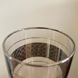 4 glasses with orangeade silver décor