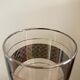 4 glasses with orangeade silver décor