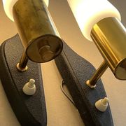 Pair of vintage wall lights, 60s