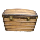 Old brass domed trunk