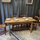 Small farmhouse table in solid oak
