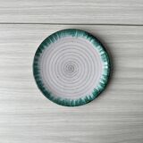 Small green dessert plate Robert Picault / Humbert Pittari style