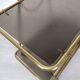Vintage brass serving trolley