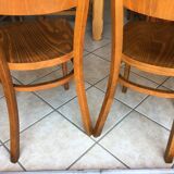 Pair of Thonet bistro chairs