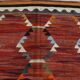 Turkish Wine Red Handmade Wool Kilim Rug, 312x407Cm