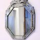 Octagonal Venetian mirror, 63x60cm.