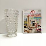 Transparent Rostrated Murano Glass Vase attr. to Ercole Barovier, Italy