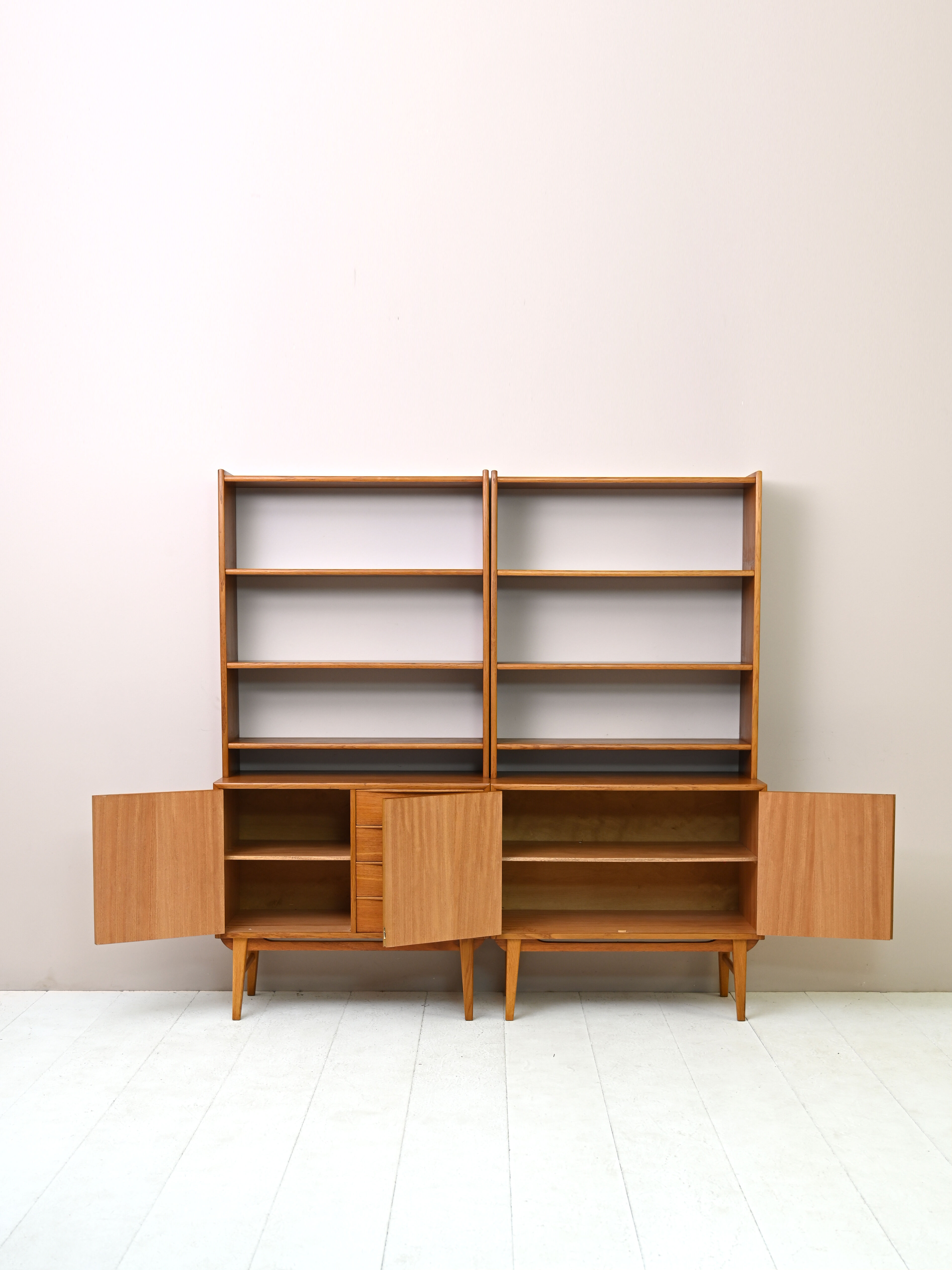 Scandinavian modular bookcases