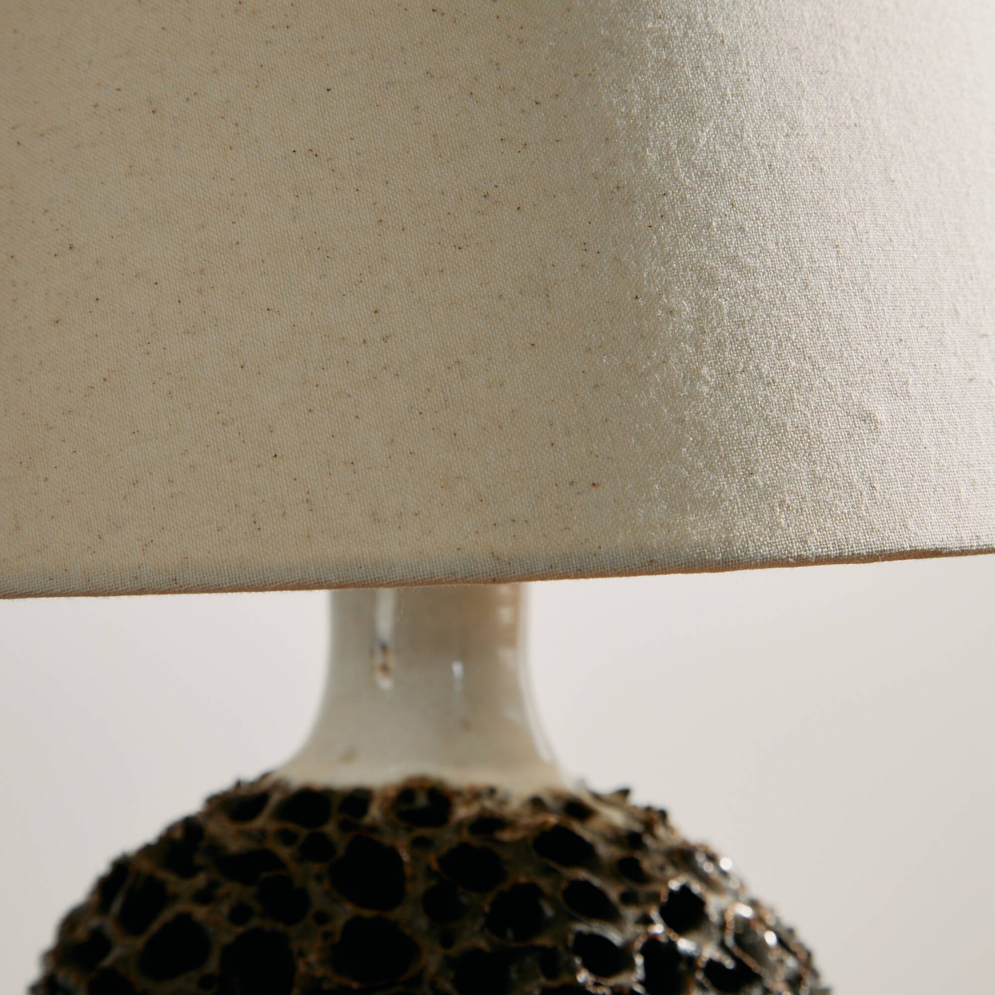 Danish ceramic table lamp by Bodil Marie Nielsen, set of 2