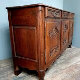 Buffet in Liège enfilade Louis XV era in solid oak around 1750-1780