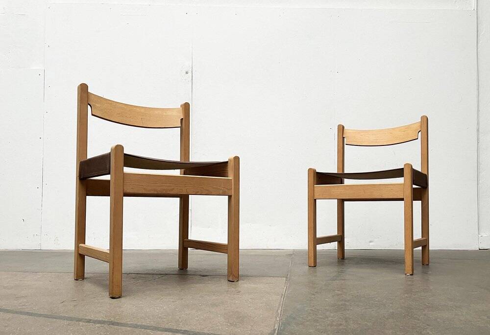 Swedish Mid-Century Safari Chair, 1960s, set of 3